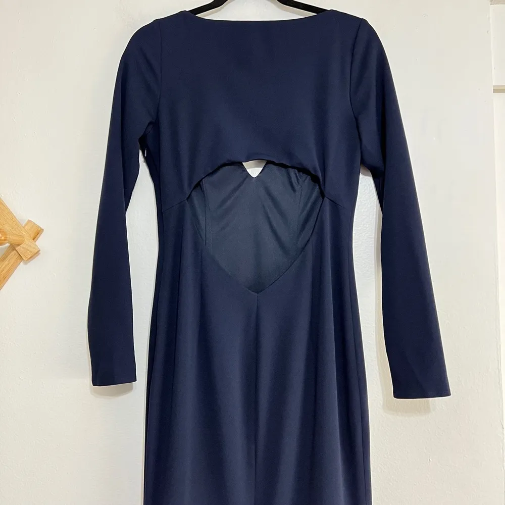 Katie May Cleo Long Sleeve Cutout Back Gown - Image 7