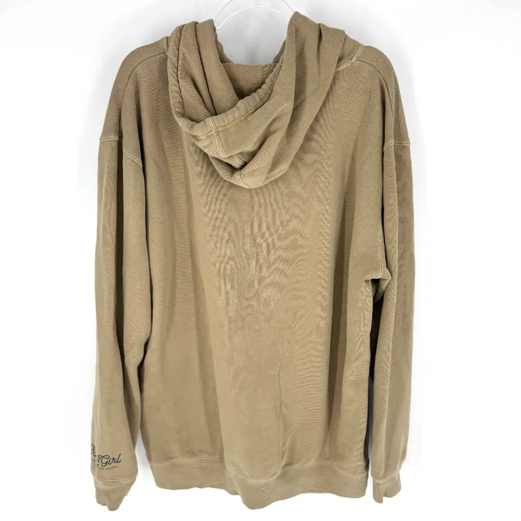 Fan Girls Minnesota Hockey Hoodie Tan Size XL - Image 5