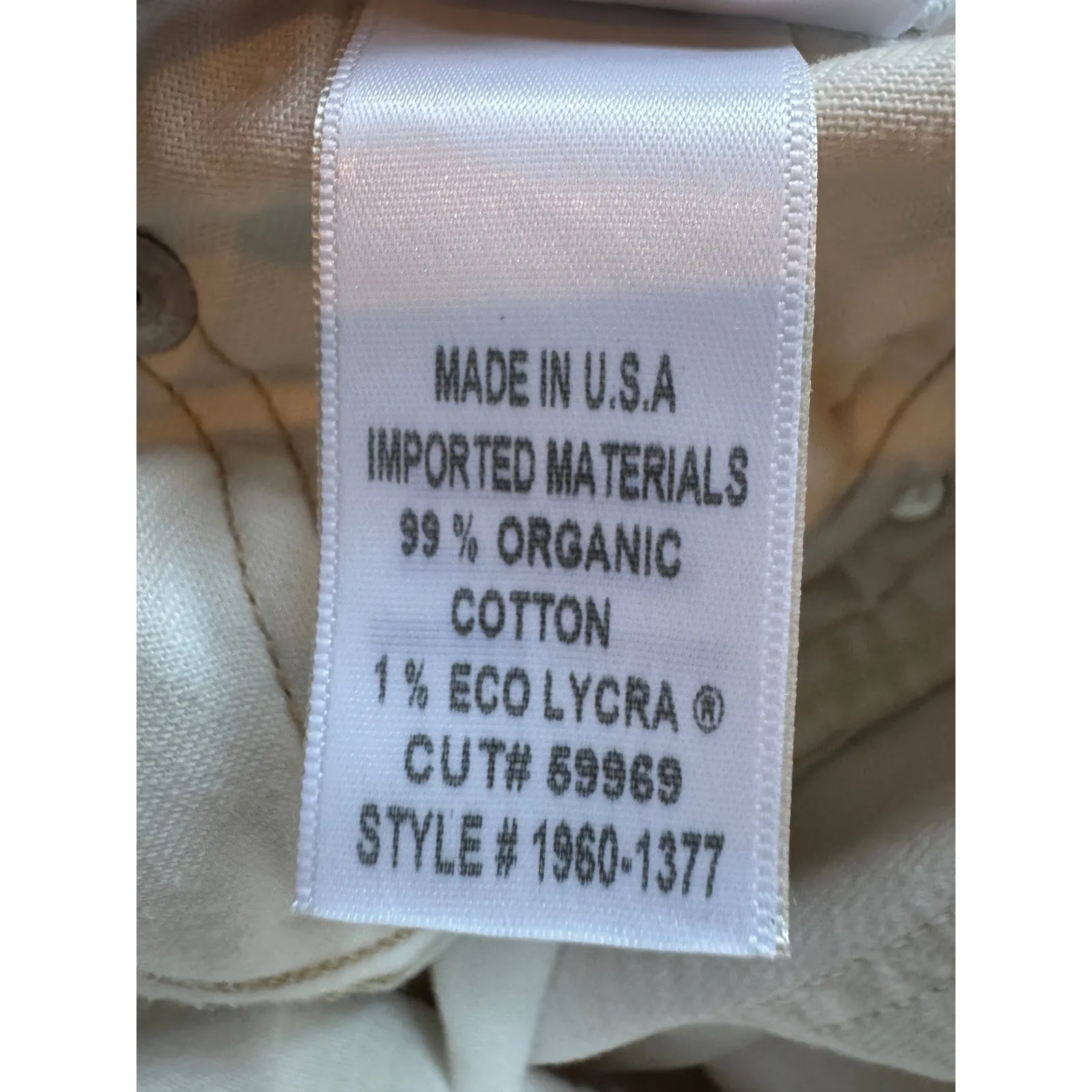 Citizens of Humanity Jeans Women 26 White Premium Vintage‎ Olivia Crop Skinny - Image 14