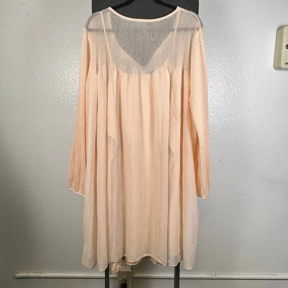 Future Collective | Women Peach Dress Tan Size 3X - Image 2