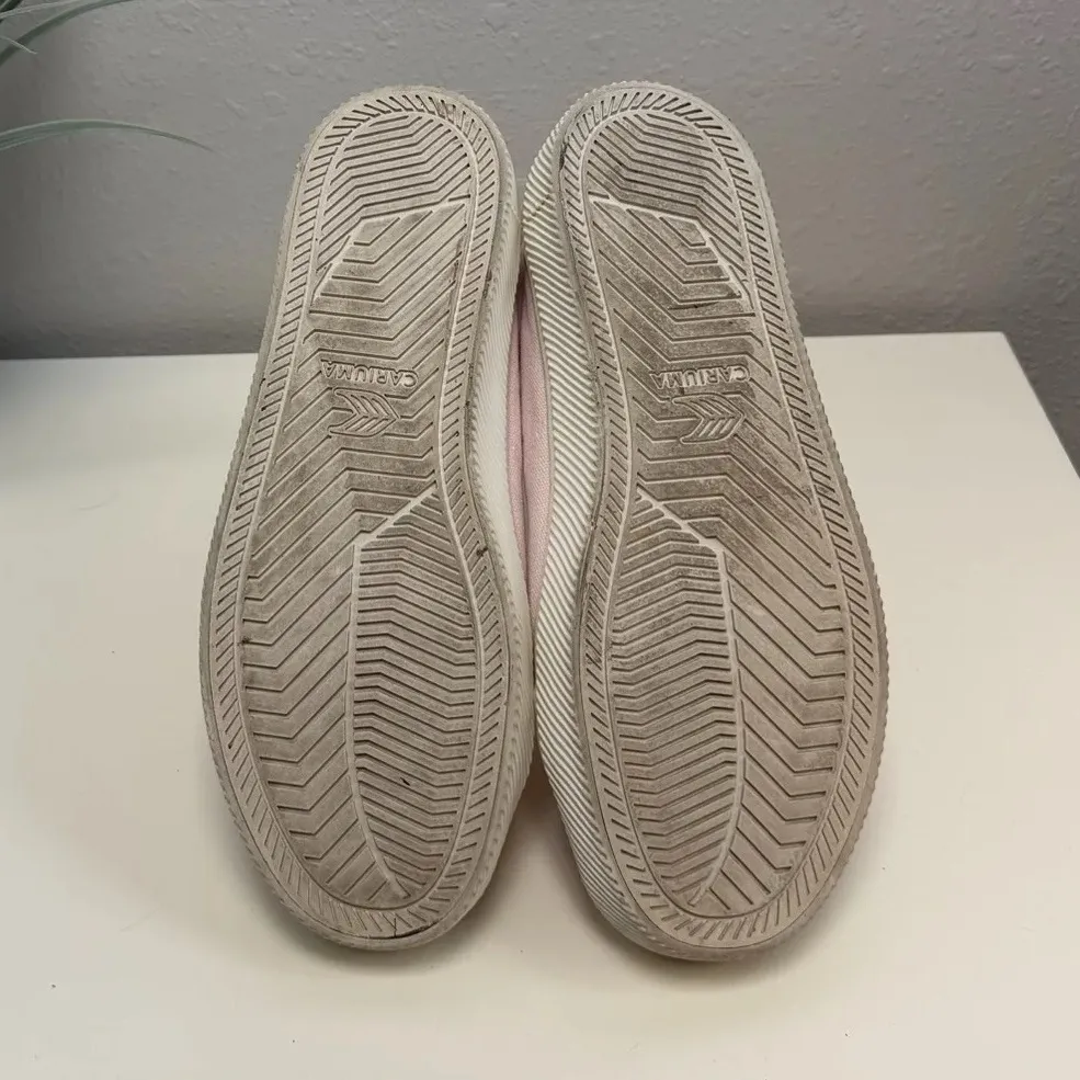 Cariuma Light Pink OCA Low Canvas Sneakers - Image 5
