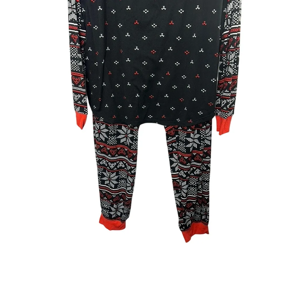 Secret Treasures Snowflake Long Sleeve 2 Piece Pajama Lounge Set Large 12/14 - Image 3