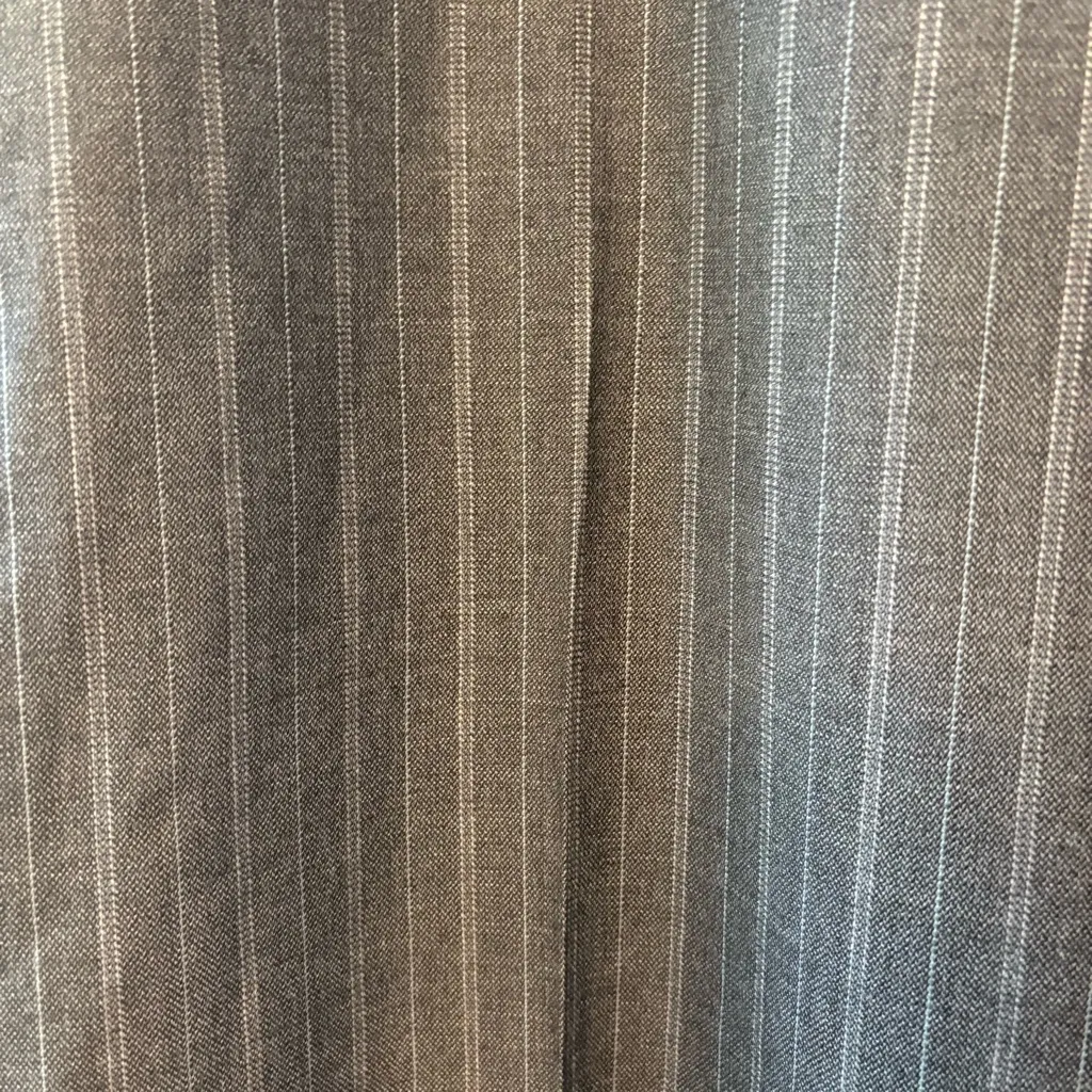 Pendleton 100% virgin wool gray white pinstripe dress pants size 18 - Image 9