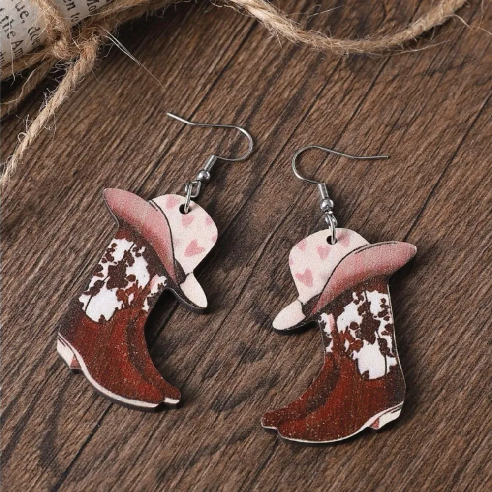 Cowgirl 🤠 boot earrings​ - Image 4