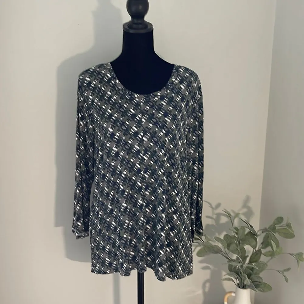 Women’s Lee Jersey. Size XL  Green/Blue‎ - Image 2