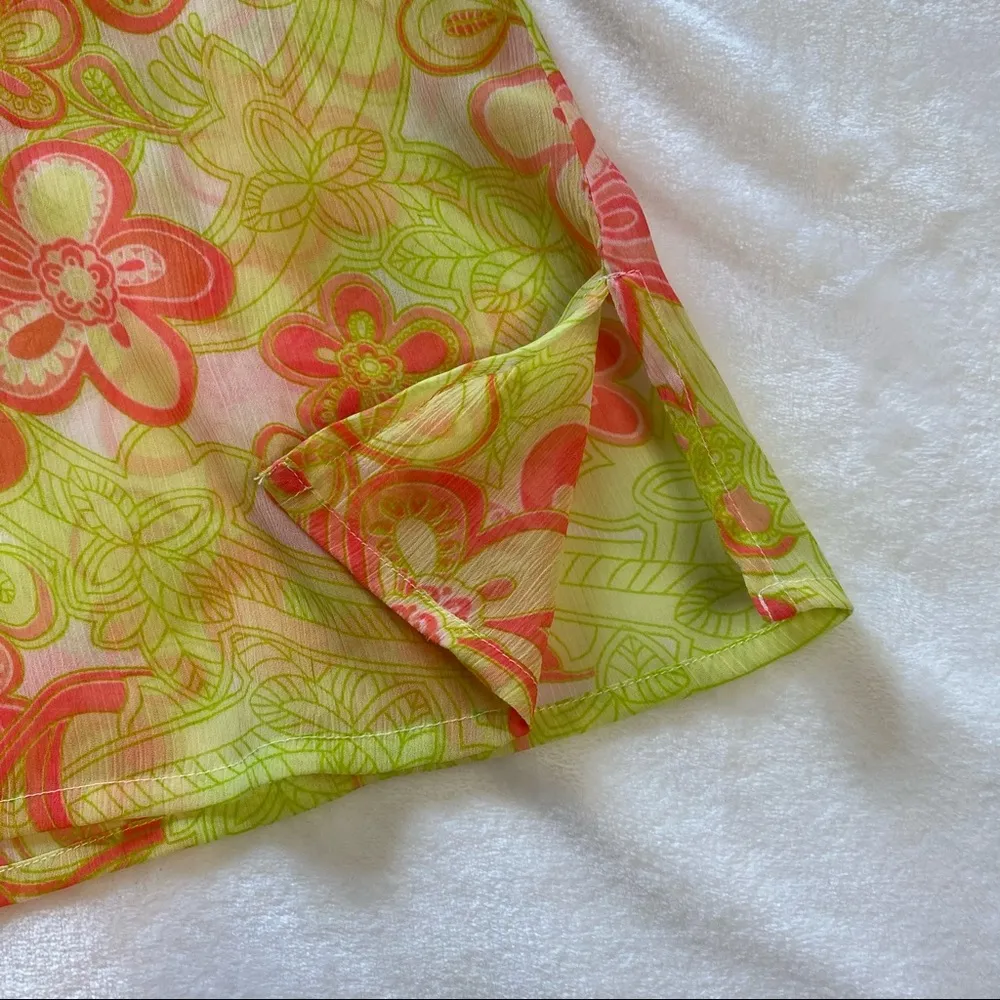 Divided H&M Hand Embroidered Beaded Floral Beach Swim Coverup Size 8 NWOT - Image 8