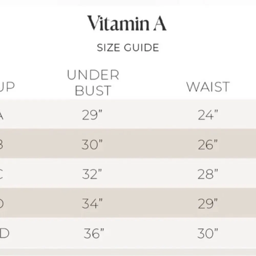 Vitamin A Red Bikini Top Size XL - Image 11