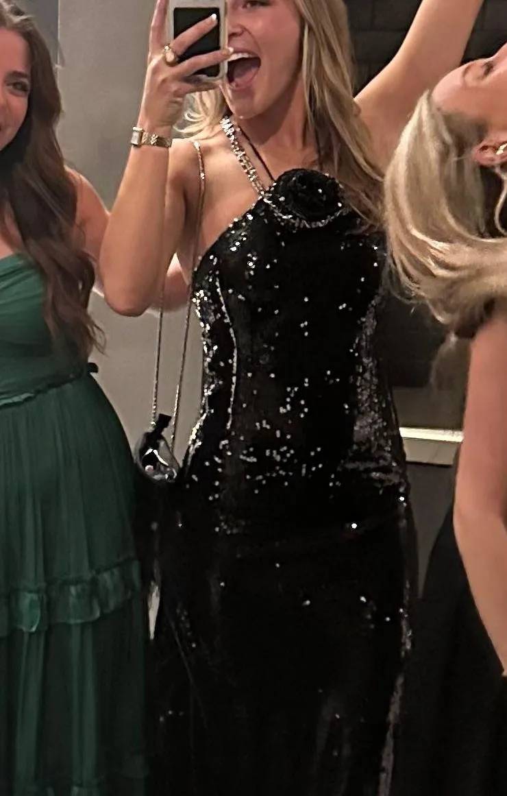 Nasty Gal Rainbow Sequin Dress - Image 2