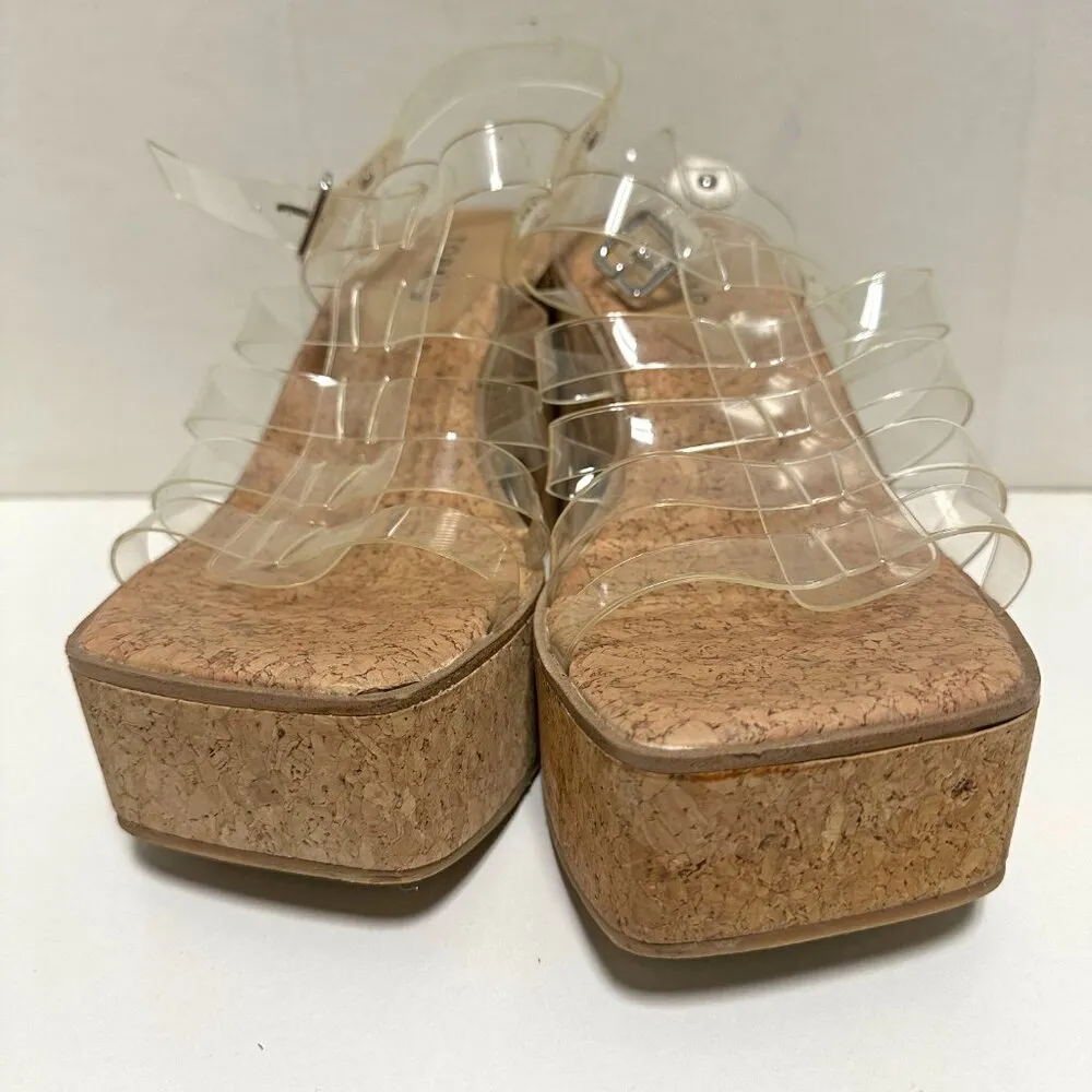 Torrid Lucite Cage Platform Heel Sandal - Image 7