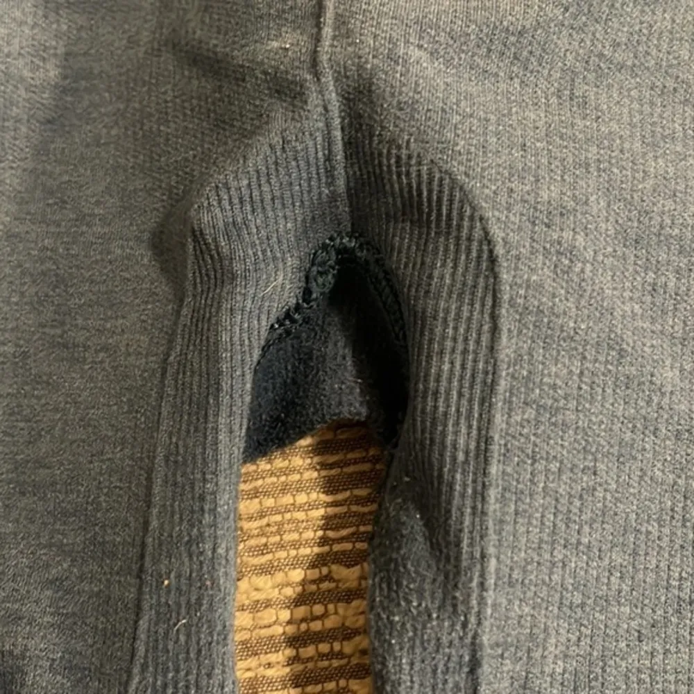 Lululemon Blue Capri In the Flow Crop II Ribbed Cropped Leggings Size 8 #4524 - Image 7