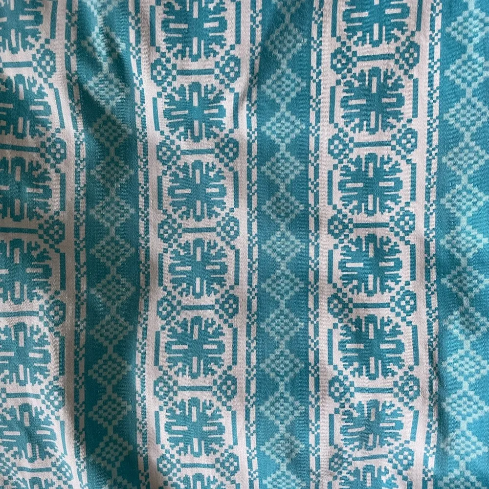 Vintage 1960s mod snowflake cocoon coat Size L - Image 11