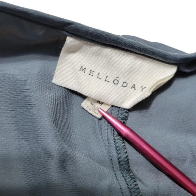 Melloday Dress Size Medium MD Mellóday Dress Tiered Dress Long Sleeve Midi Dress - Image 7