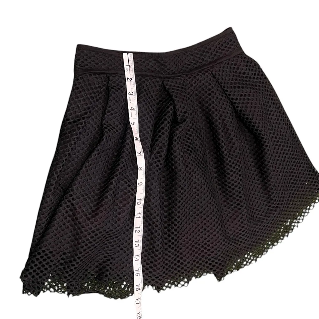 Chic Black Mesh Skater Skirt - Image 6