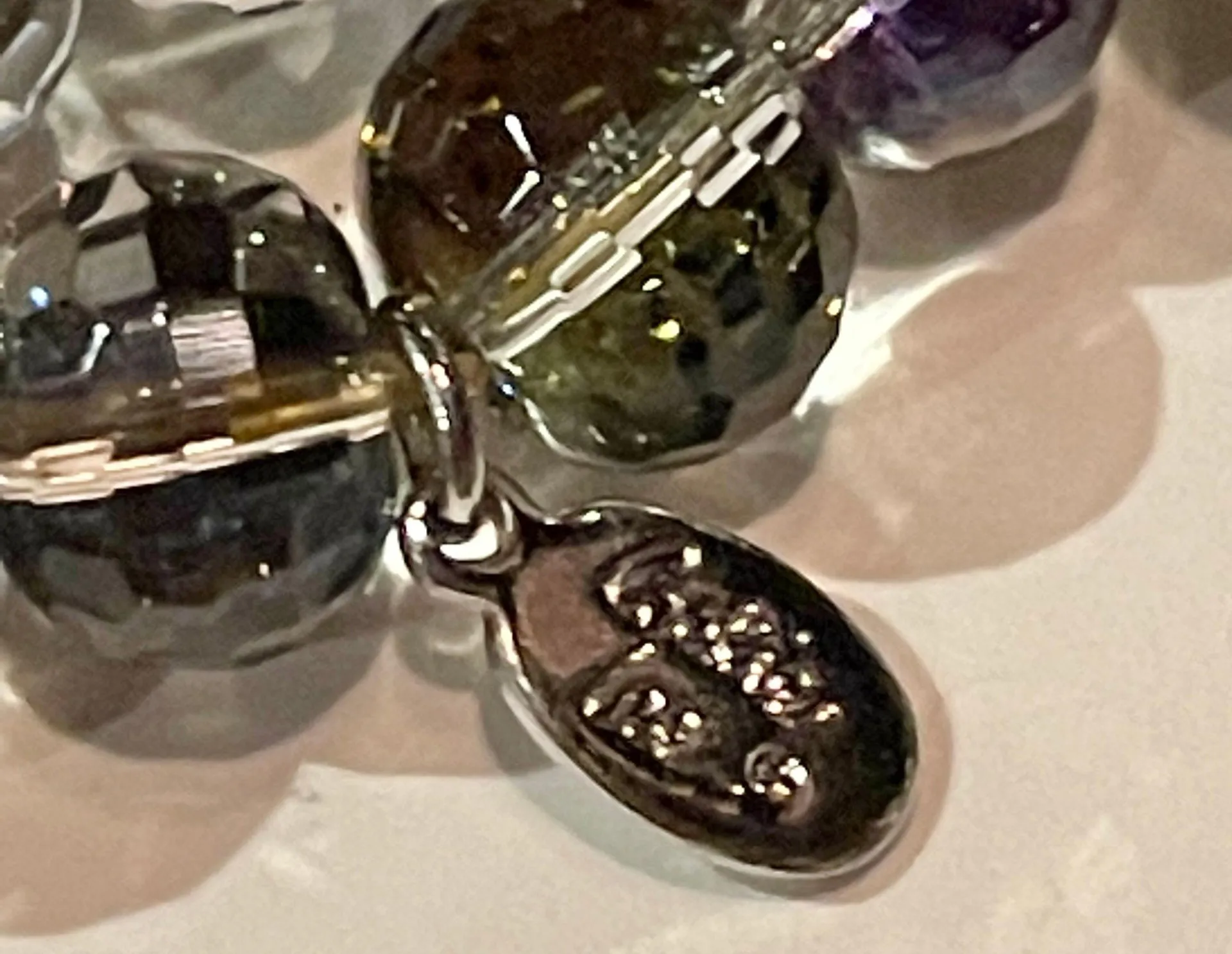 Cookie Lee Iridescent Beaded Bracelet - Image 2