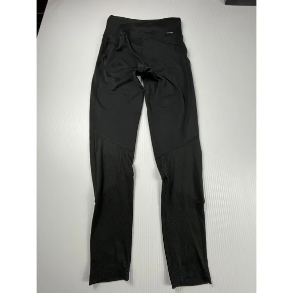 Adidas Climalite Training Leggings Athletic Workout Black‎ Mesh Panels S - Image 5