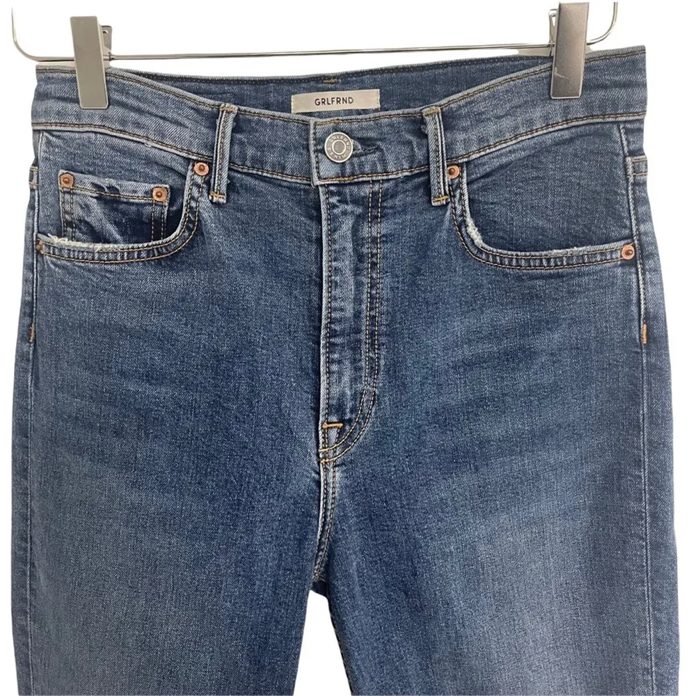 NEW GRLFRND Jeans Size 27 Kendall Love All Around 5 Pocket Distress Denim USA - Image 6