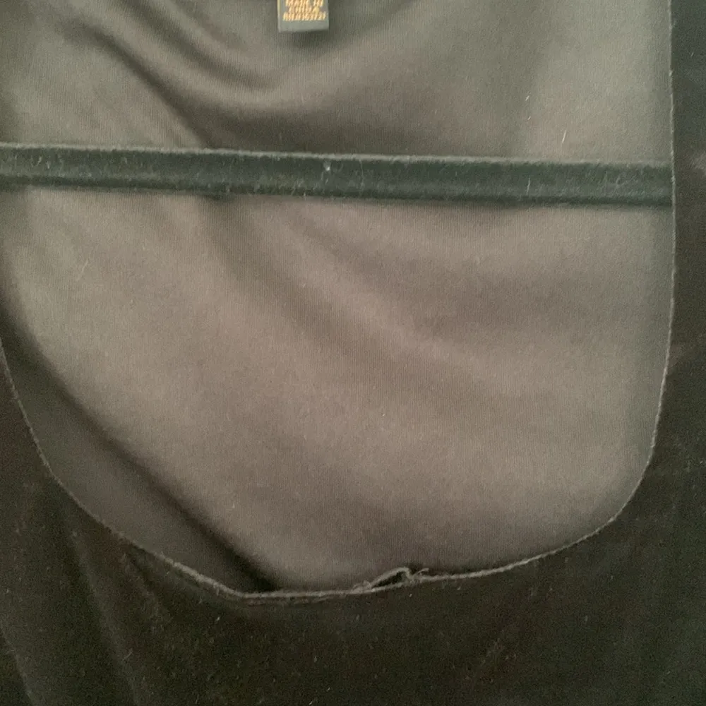 City Studio Black Velvet Bodycon Dress Sparkly Sheer Long Sleeves Women’s Small - Image 11