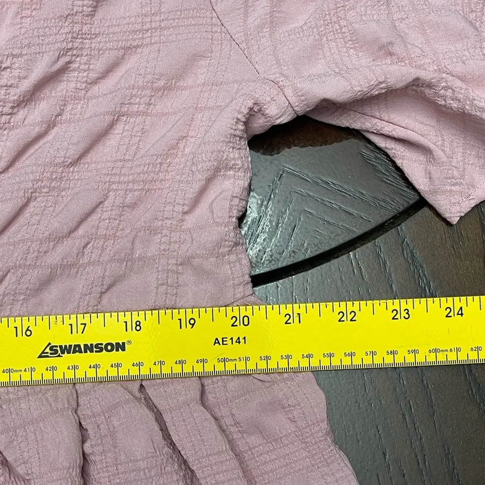 Nordstrom Rack Blush gauzy Textured Dress size XS - Image 6