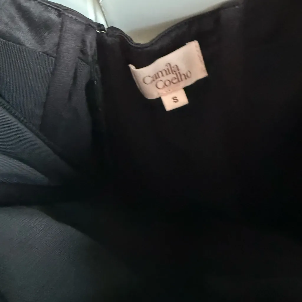 Camila Coelho Black Strapless Dress Charlie Mini Dress - Image 5