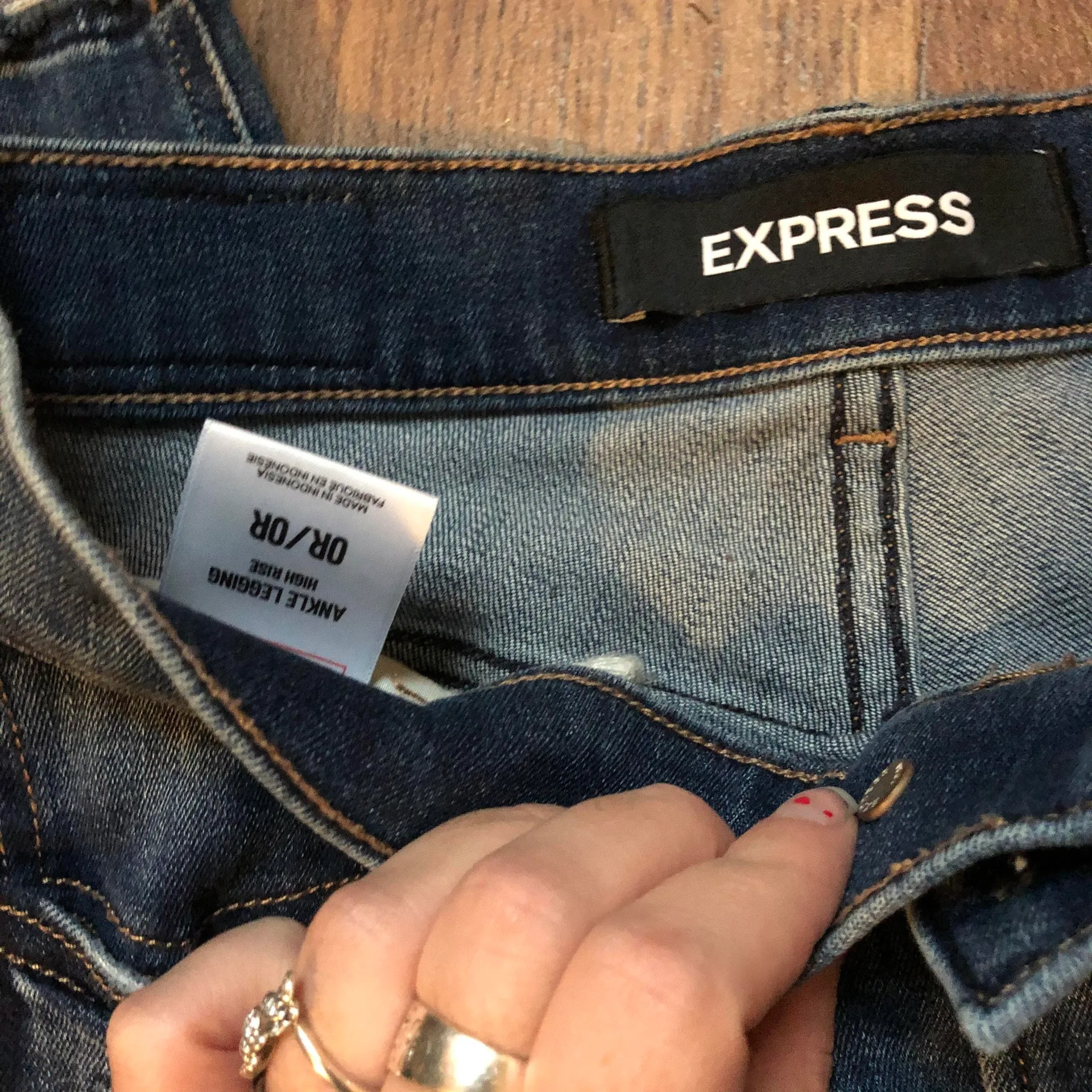 EXPRESS Jeans 0R Red Stripe - Image 4