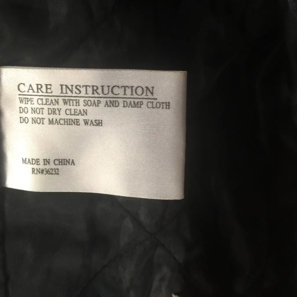 Giacca black trench coat jacket‎ Size L - Image 5