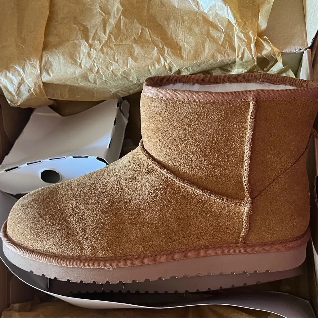 UGG Koolaburra Tan Suede Boots Booties Size 8 NEW! - Image 6
