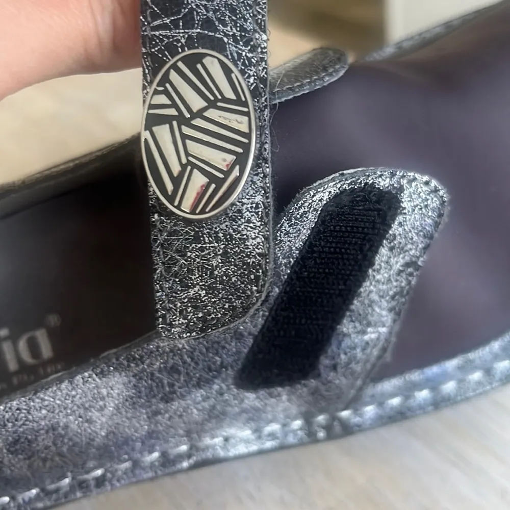 Alegria Dena ice ice baby Slip-On Shoe leather size 40 or 9 - 9.5 metallic - Image 6