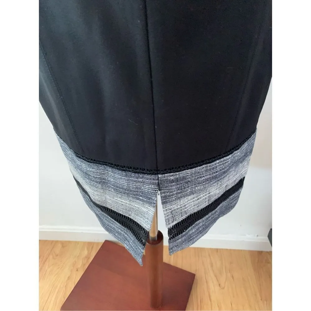 White House black market work dress size 6 black - Image 4