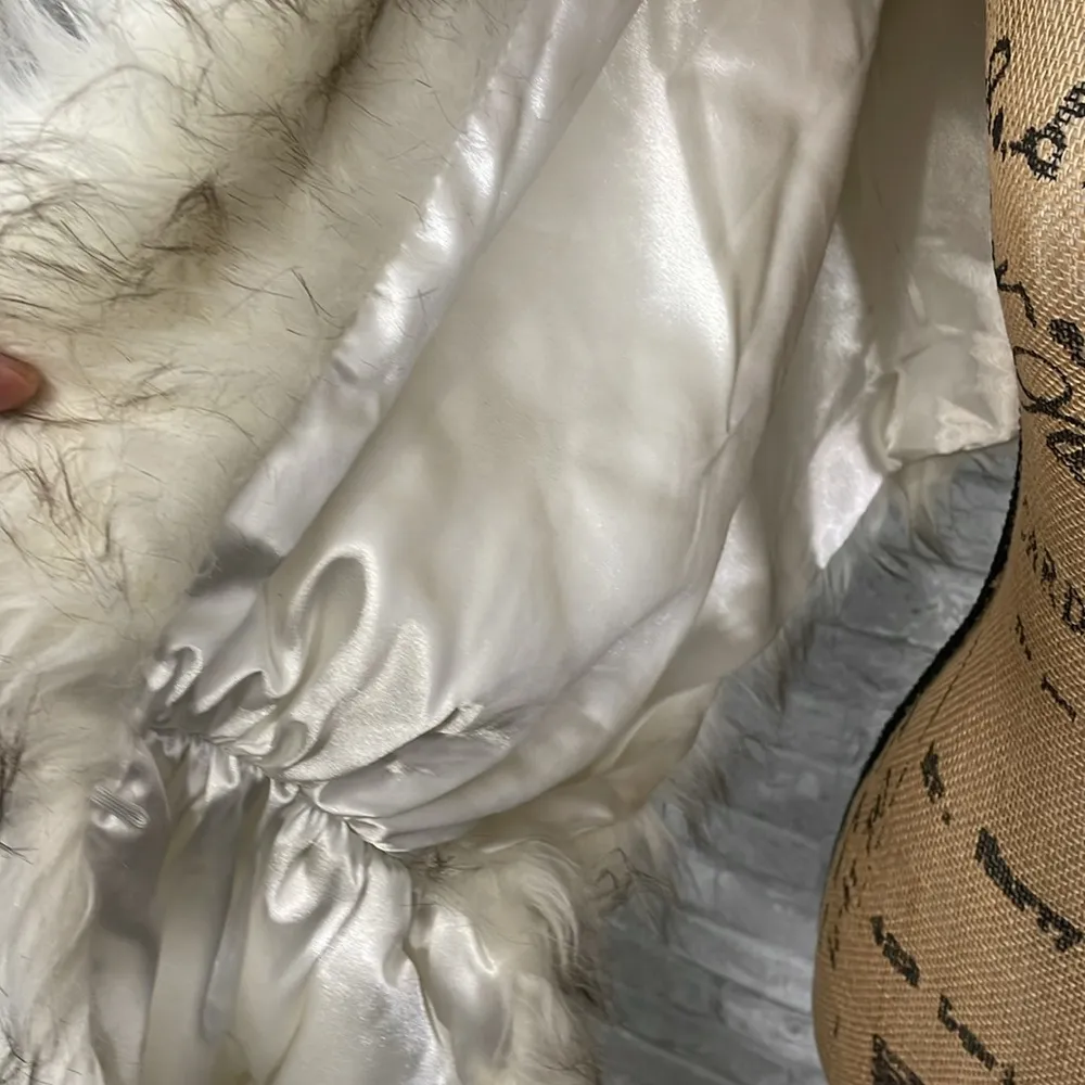 Wait for You! Faux Fur Wrap Stole Tan Size undefined - Image 5