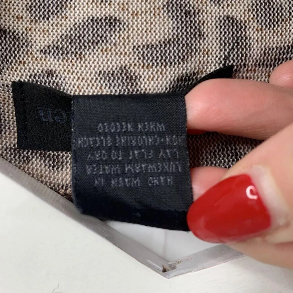 Steve Madden Size OS Wrap Cardigan Sweater Leopard Cheetah Convertible Women’s - Image 5