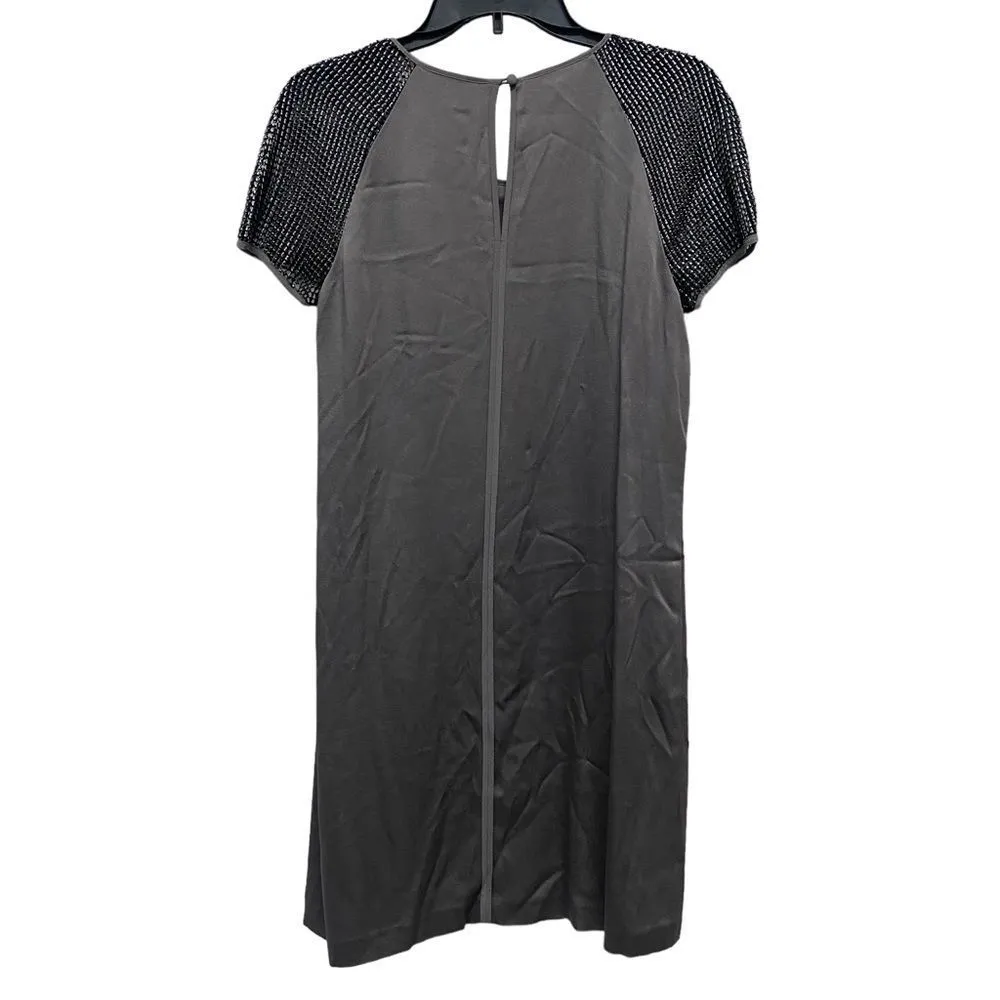 Silver/Grey Reiss Zowie USA 6 w Pockets Knee Length Casual Silhouette Dress - Image 8