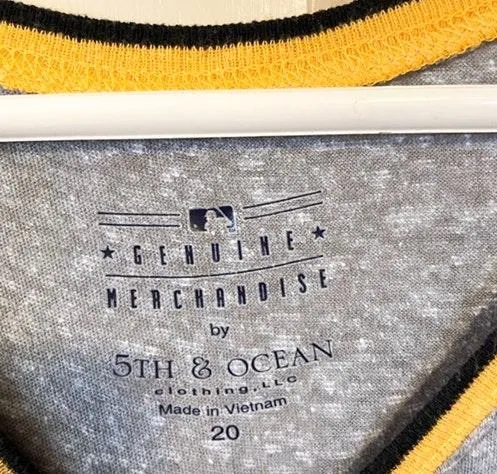 Pittsburgh Pirates Tee Gray Size M - Image 5