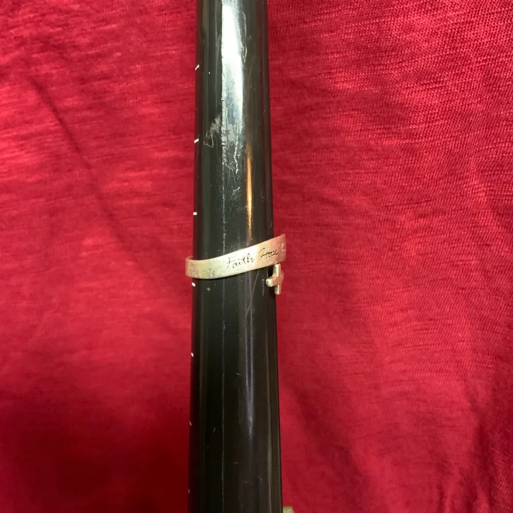 Sterling Silver 925 Faith Hope Love Ring - Image 4