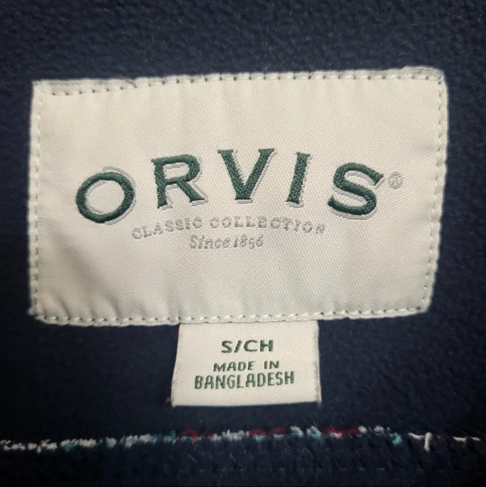Orvis Women's Fleece Lined Flannel Snap Shacket Size Small - Image 4