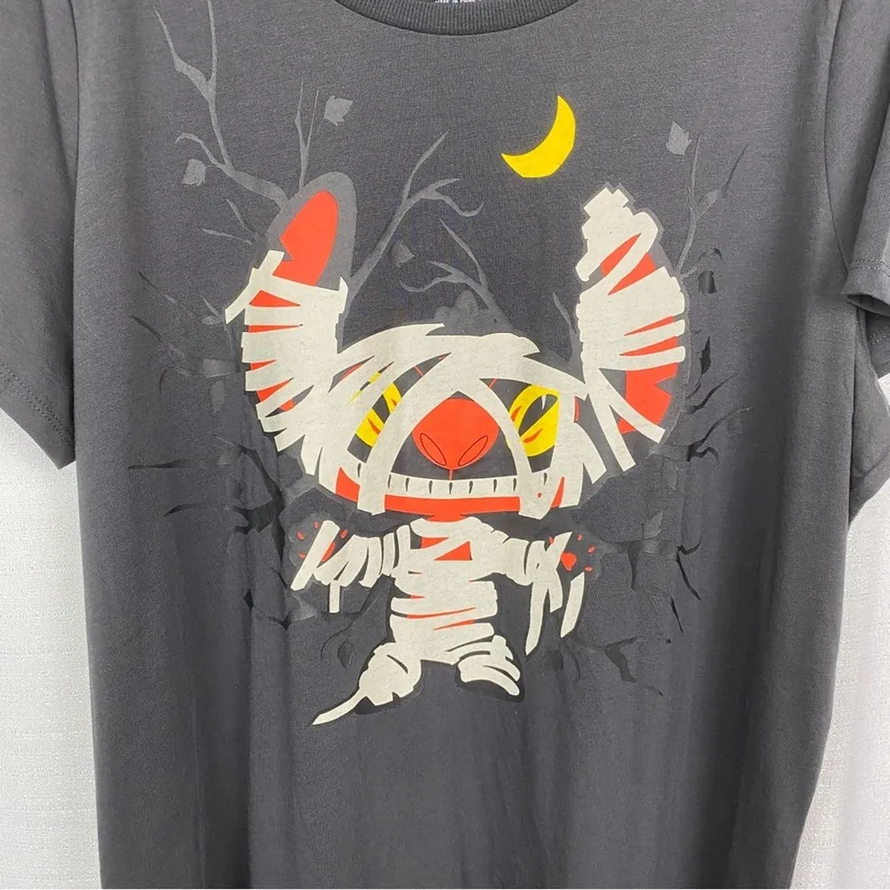 Torrid Gray Disney Lilo&Stitch Halloween Mini Triblend T-Shirt Dress Sz.1 NWT - Image 8