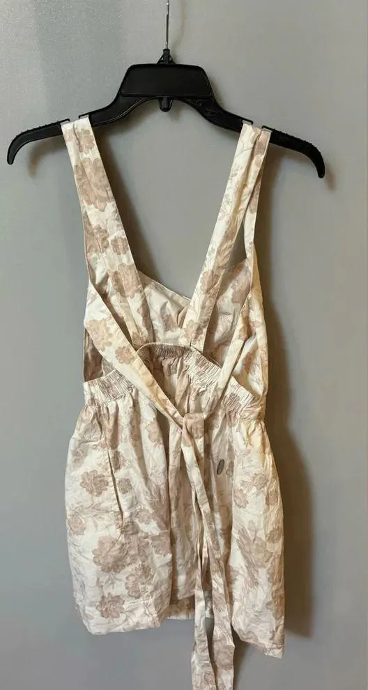 Free People Meet Me In Maui Printed Mini Dress Color: Ivory Combo Size XS - Image 4