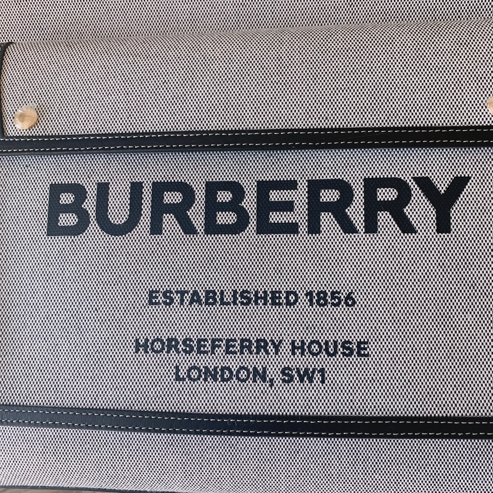 Burberry Medium Pocket Bag - Black/Tan - Image 4