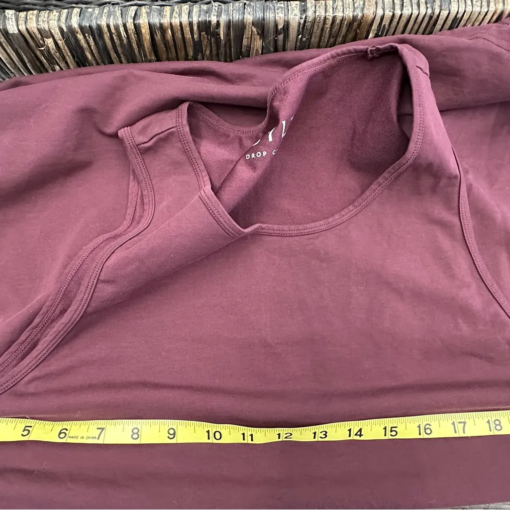 BYLT Basics Maroon Muscle Tee Purple Size XXL - Image 7