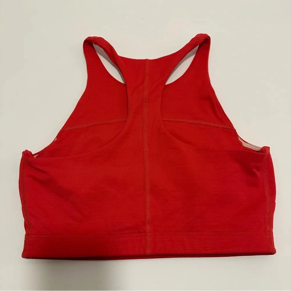 Outdoor Voices Women’s Red Sports Bra Workout Top Size Small - Image 2
