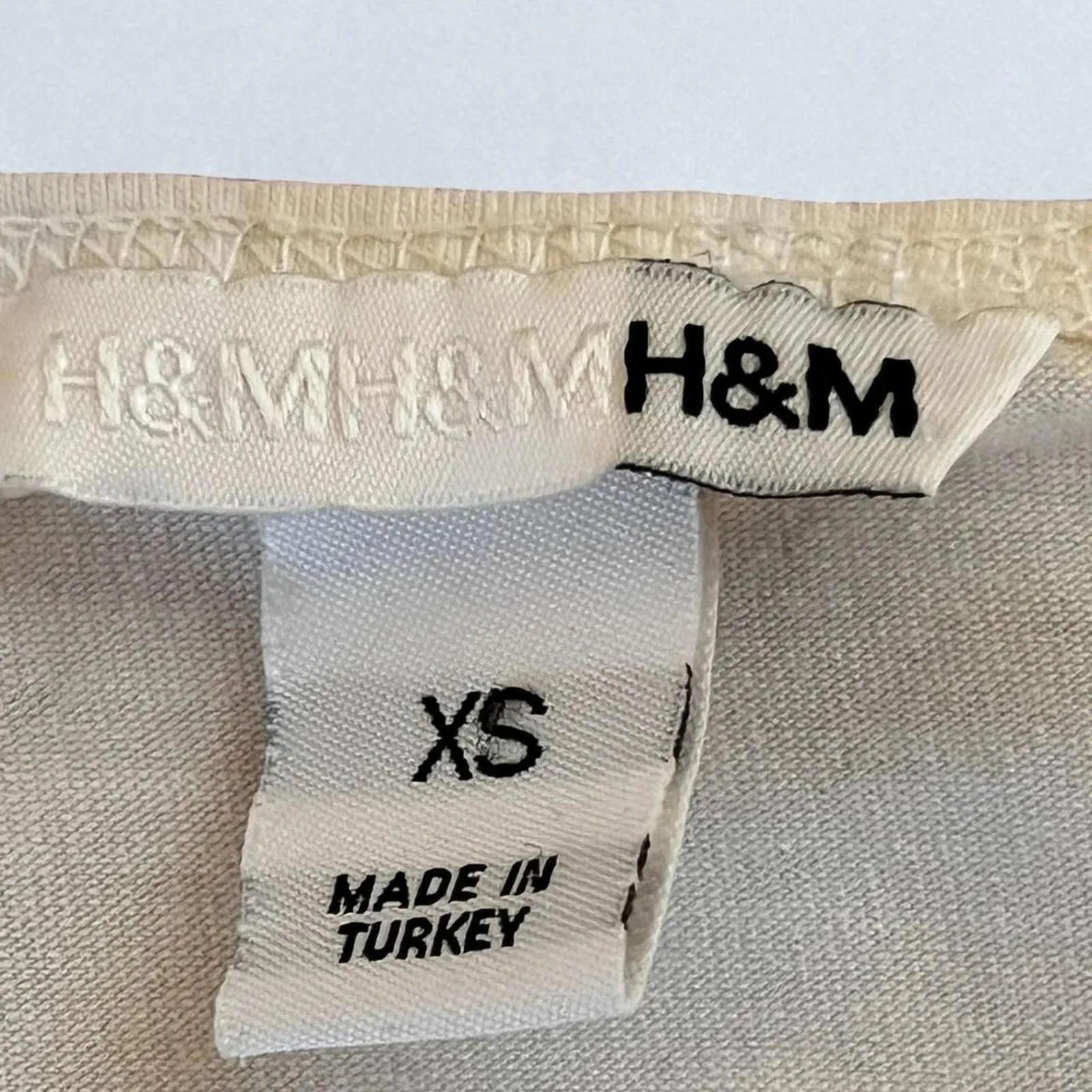 Vintage Y2K White and black H&M tank top Size XS - Image 6