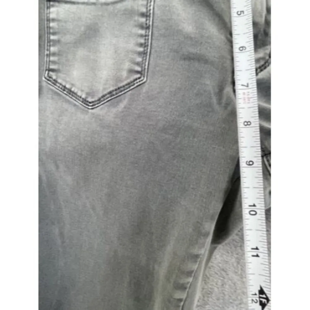 Club Monaco Women's Gray Denim Jeans Size 10 Cotton Blend Slim - Image 9