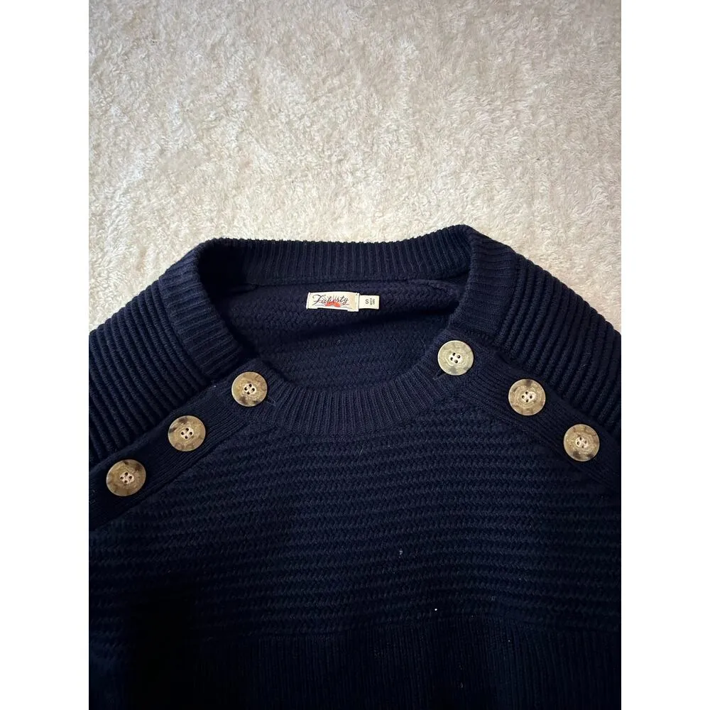 Faherty  Blue Mulino‎ Sweater Size Small - Image 5