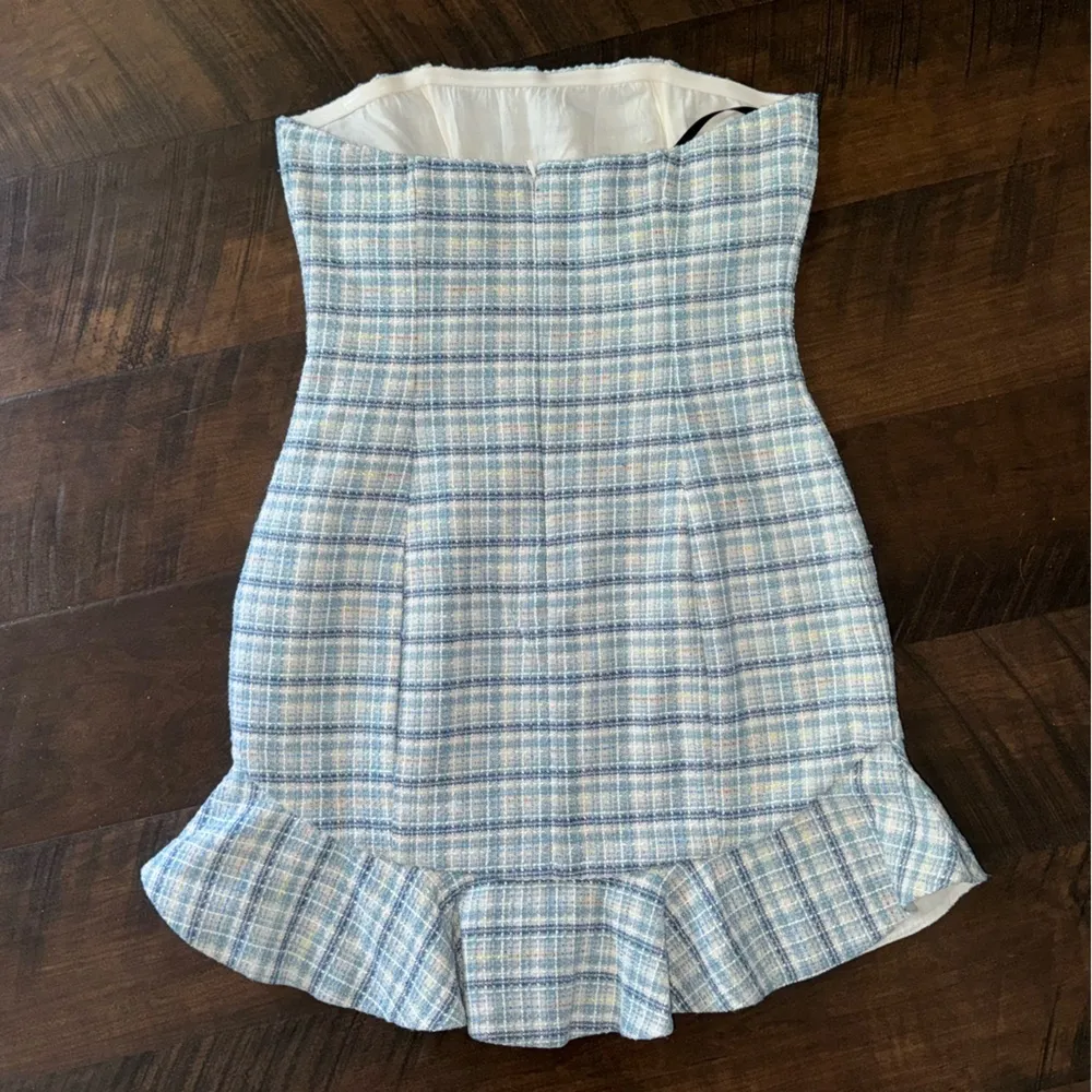 Majorelle Strapless Dress - Image 8