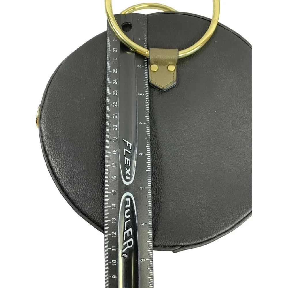 BCBG Women's Small Round Purse Black - Image 4