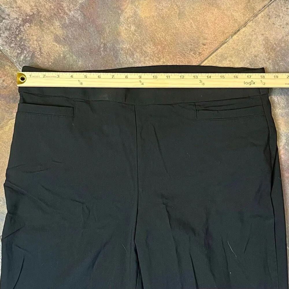 Kim Rogers Short Black Pull-On Pants 16S - Image 4