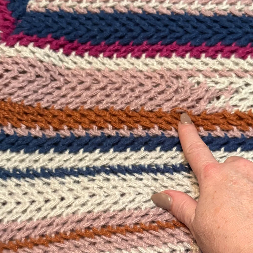 Altar'd State Multicolor Striped Sweater size Small - Image 9