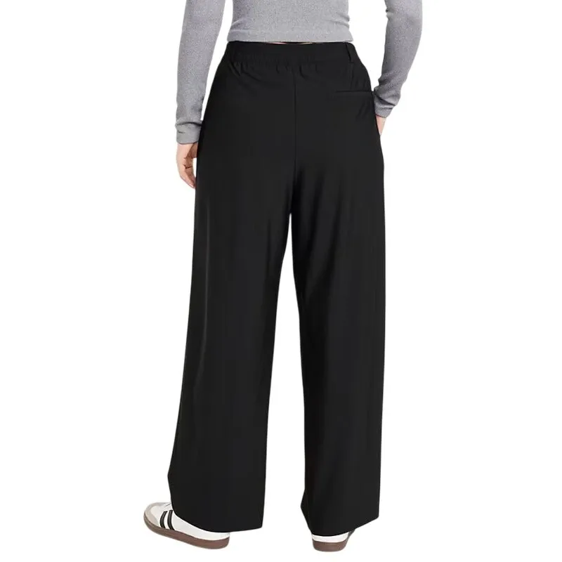 Old Navy SleekTech Trouser Pants Womens XL Black High Waisted Travel Ready NEW - Image 4