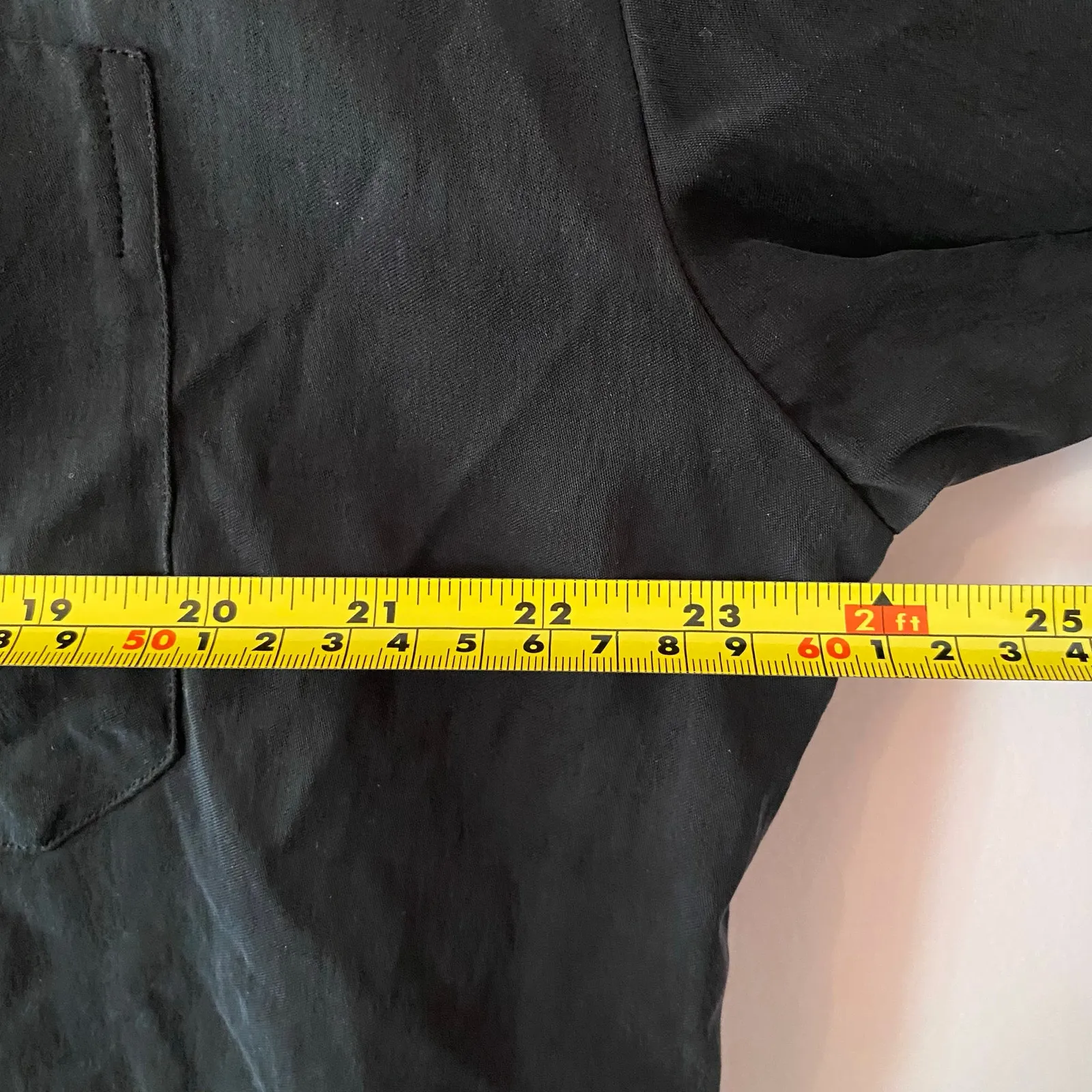 Djerf Avenue On The Go Ash Black Cupro Cotton Button Down Blouse Women's size XS - Image 8