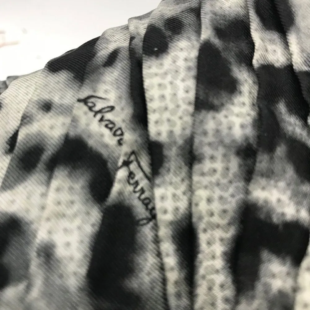 Ferragamo Animal Print Cardigan Sweater Large - Image 13