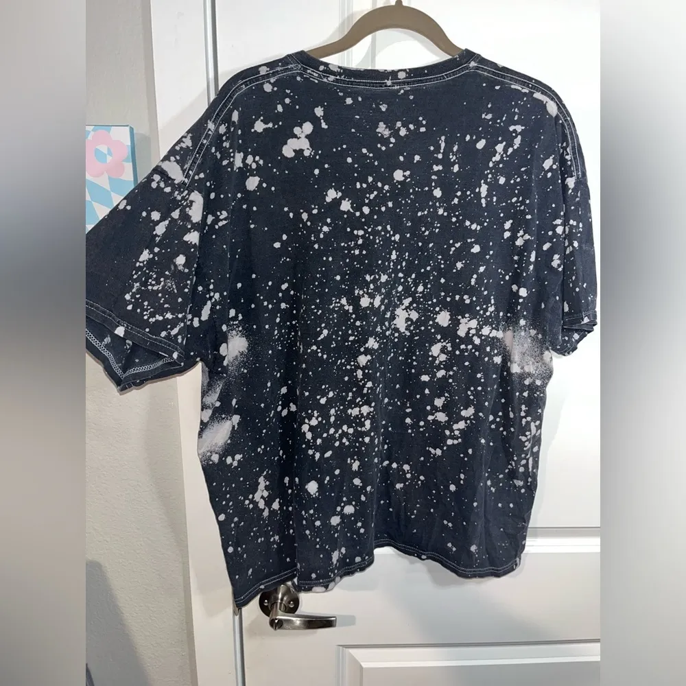 The Rolling Stones Band Cotton Cut Out Tshirt Distressed Bleach Spots Size XXL - Image 4